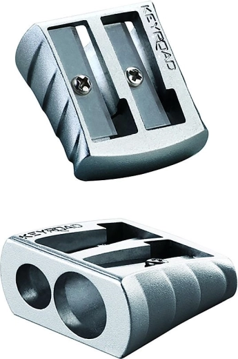 Ξύστρα Keyroad Metal Duo, ασημί