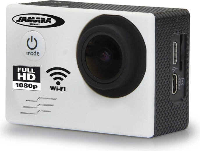 Κάμερα δράσης Jamara Camara Full HD Pro WiFi V2 λευκή