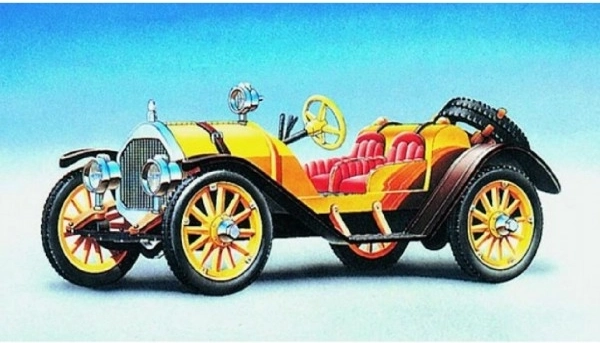 Μοντέλο αυτοκινήτου Mercer Raceabout 1912 σε κουτί