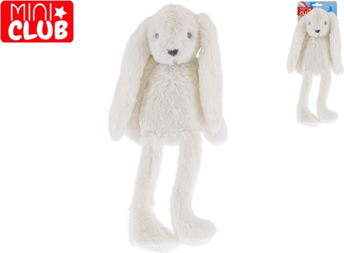 Λούτρινο κουνελάκι Mini Club 30 cm – λευκό