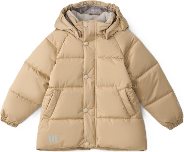 LEOKID χειμερινό καπιτονέ μπουφάν Leni Lark Beige, μέγεθος 110