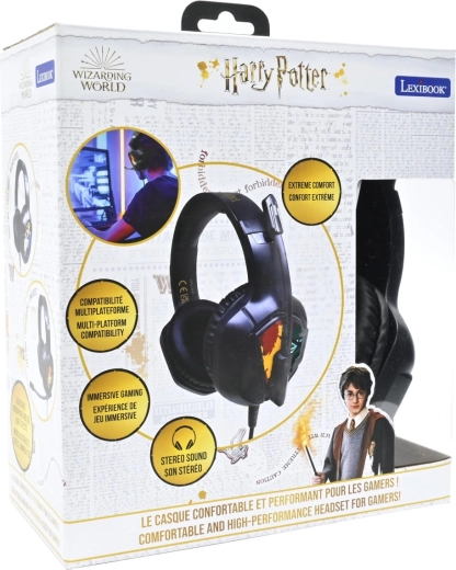 Ενσύρματα gaming ακουστικά Harry Potter με φωτεινά εφέ και μικρόφωνο