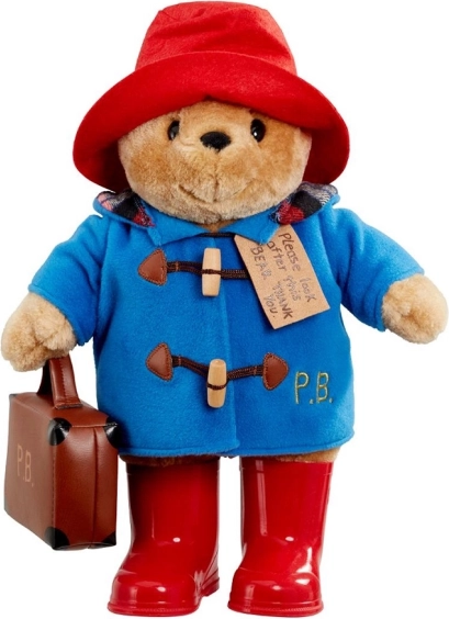 Λούτρινο αρκουδάκι Paddington με βαλιτσάκι