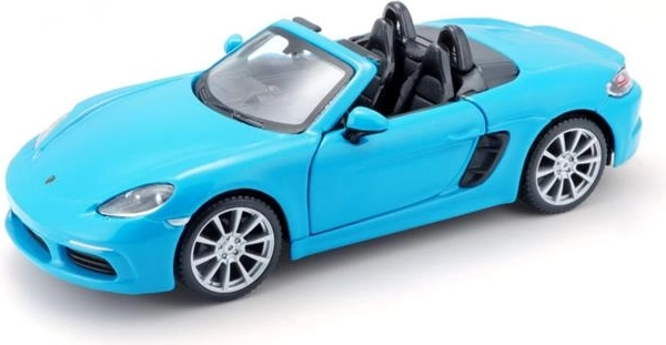 BBU Porsche 718 Boxster μπλε μοντέλο αυτοκινήτου σε κλίμακα 1:24