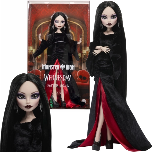 Monster High Collector Morticia Addams – συλλεκτική κούκλα x Wednesday