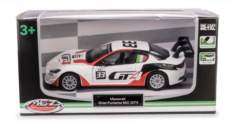 Μοντέλο αυτοκινήτου Maserati GranTurismo MC GT4 1:43 με pull-back κίνηση