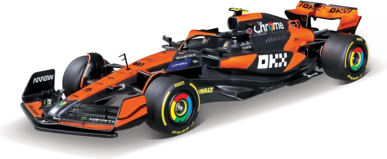 Τηλεκατευθυνόμενο μονοθέσιο McLaren MCL38 του Oscar Piastri με ήχους, κλίμακα 1:10