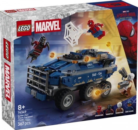 LEGO Marvel Καταδίωξη του Spider-Man με θωρακισμένο όχημα μεταφοράς κρατουμένων