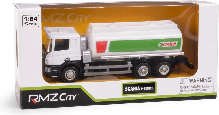 Μοντέλο φορτηγού Scania P-Series Castrol 1:64 RMZ City