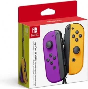 Χειριστήρια Joy-Con Neon Purple/Neon Orange για Nintendo Switch (μεταχειρισμένα)