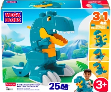Mega Bloks σετ κατασκευής δεινοσαύρου 3 σε 1