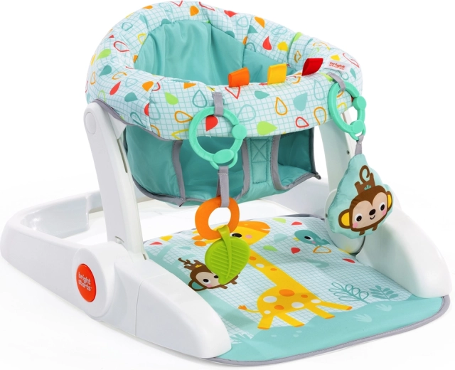 Bright Starts παιδικό καθισματάκι Learn-to-Sit με παιχνίδια, 4+ μηνών