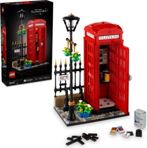 LEGO Ideas Κόκκινος λονδρέζικος τηλεφωνικός θάλαμος 21347