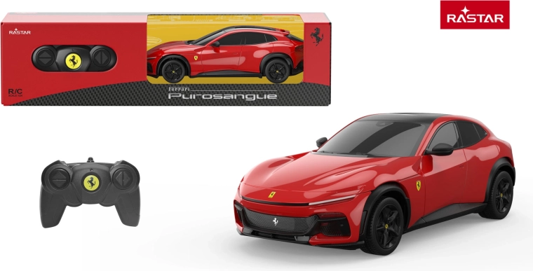 Τηλεκατευθυνόμενο αυτοκίνητο Ferrari Purosangue 1:24 κόκκινο Rastar
