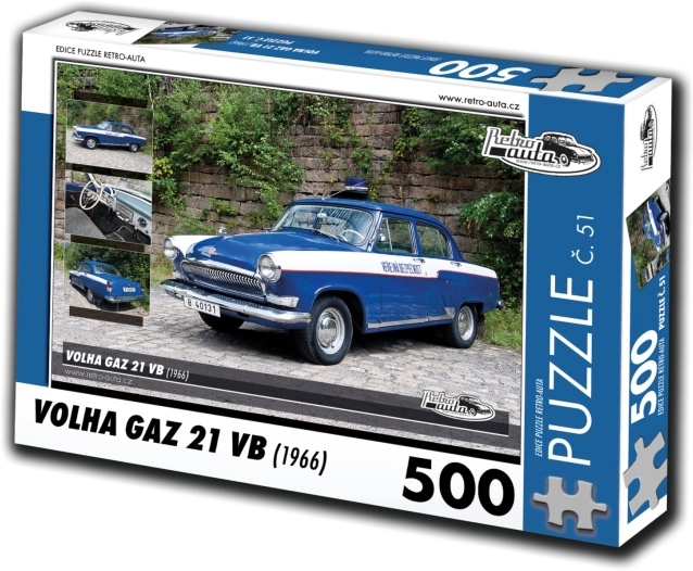 RETRO-AUTA Παζλ Volha Gaz 21 VB 1966, 500 κομμάτια
