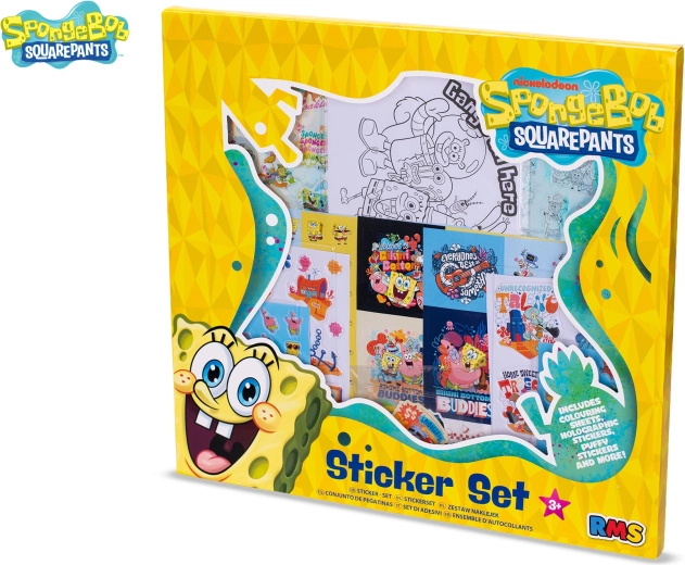 Σετ αυτοκόλλητων SpongeBob - 500 τεμ.