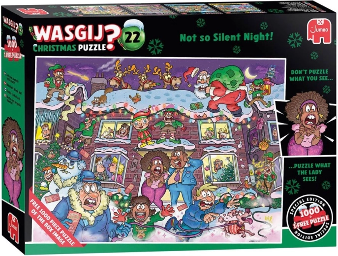 JUMBO WASGIJ Christmas 22: Όχι και τόσο ήσυχη νύχτα! παζλ 2 x 1000 κομματιών