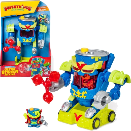 SuperThings Ultra Striker Mr King ρομπότ με φιγούρα