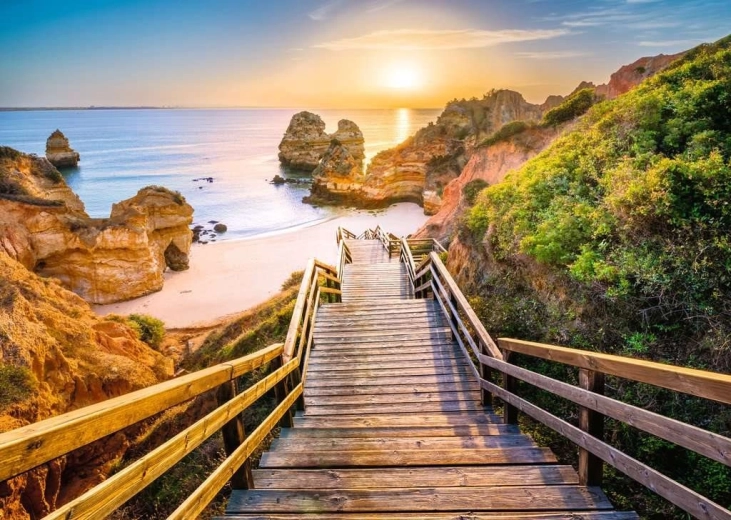 Παζλ Ravensburger Σκάλα προς την παραλία Camilo, Algarve 1000 κομμάτια