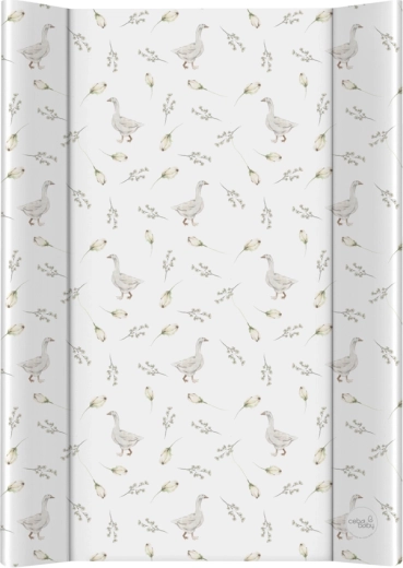 Μαλακή αλλαξιέρα Ceba baby με πλαϊνά άκρα Basic Goose 50 × 70 cm