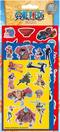 One Piece σετ αυτοκόλλητων (60 τεμ.)