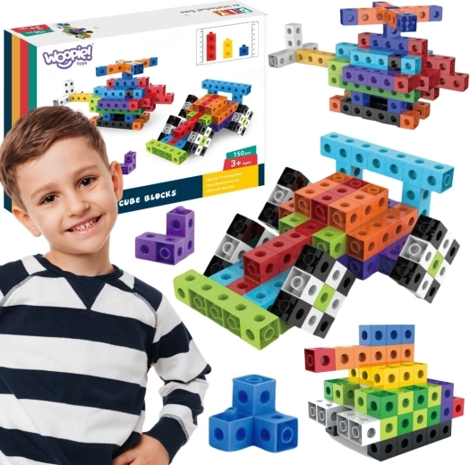 Woopie 3D κατασκευαστικοί κύβοι 150 τεμαχίων