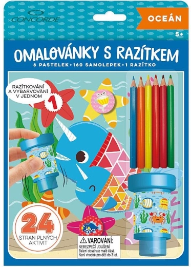 Σελίδες ζωγραφικής με σφραγίδα CONCORDE Ωκεανός