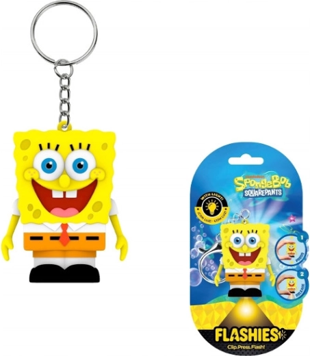 Μπρελόκ SpongeBob με φακό LED