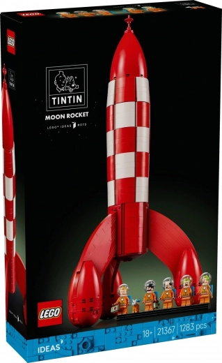 LEGO Ideas Τεντέν και πύραυλος στη Σελήνη
