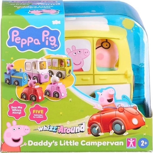 Peppa Pig τροχόσπιτο του μπαμπά γουρουνιού με μπαταρίες