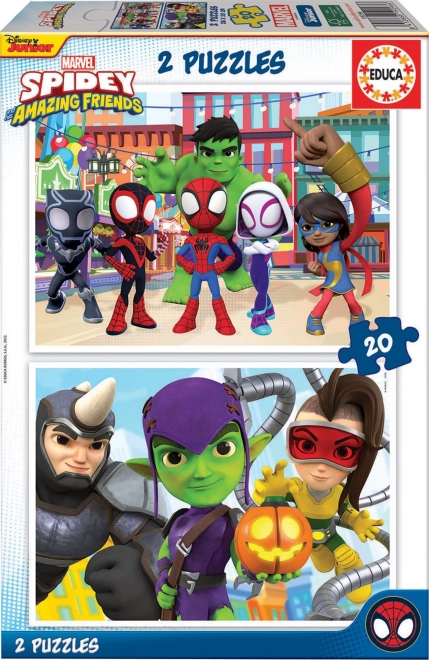 Educa Παζλ Spidey και οι υπέροχοι φίλοι του 2x20 κομμάτια