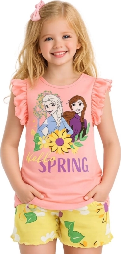 Κοριτσίστικο σετ μπλούζας και σορτς Frozen