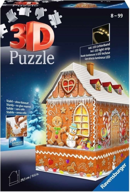 Ravensburger 3D παζλ Το σπιτάκι από μελόψωμο 216 κομμάτια