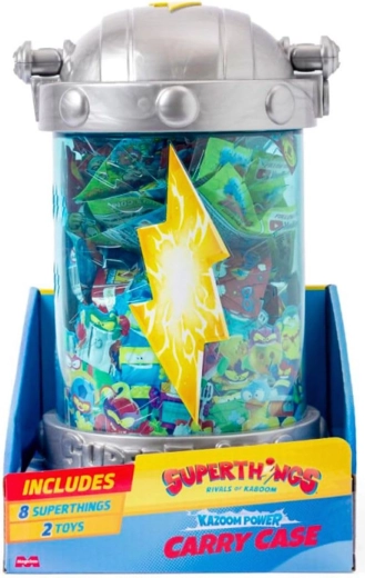 SuperThings Kazoom Power φορητή θήκη μεταφοράς για φιγούρες + 8 εκπλήξεις