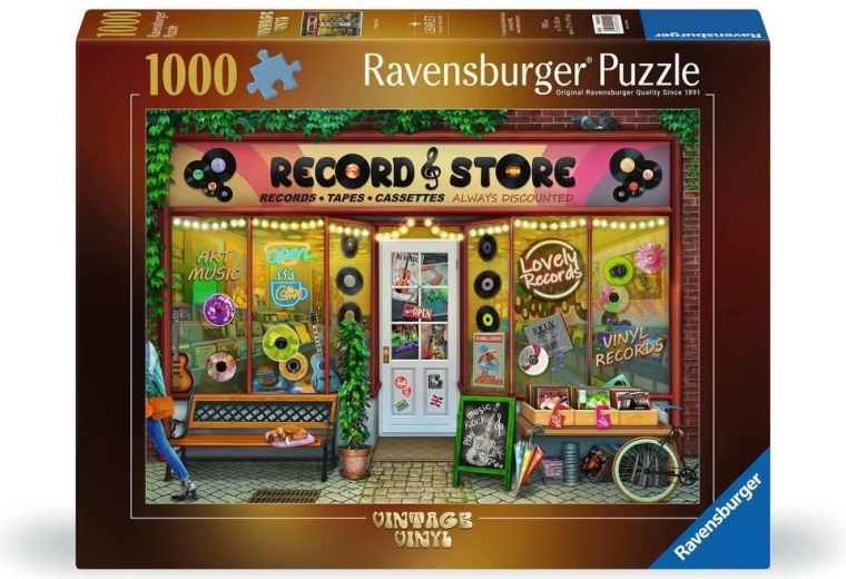 Ravensburger Παζλ Vintage Vinyl 1000 κομματιών