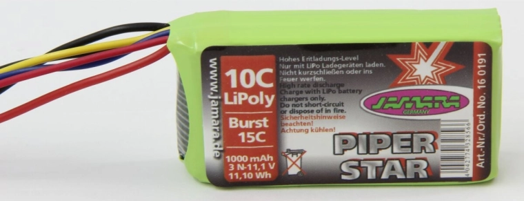 Μπαταρία για Piper Super Cub EPP 11,1 V 1000 mAh