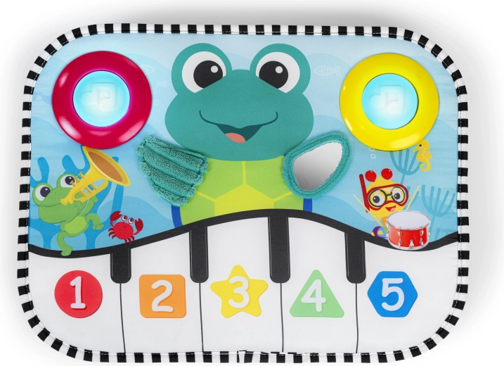 Baby Einstein μουσικό στρωματάκι για κούνια και για το πάτωμα 2σε1 Neptune's Kick & Explore