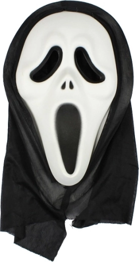 Μάσκα Scream με κουκούλα για το Halloween