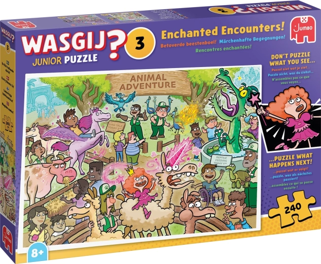 Jumbo Wasgij Junior 3: μαγική συνάντηση – παζλ 240 κομματιών