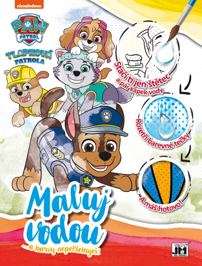 Νερομπογιά ζωγραφικής A4 Paw Patrol