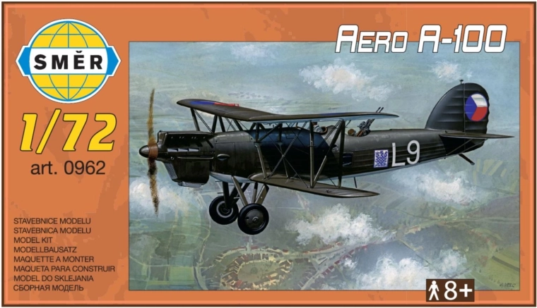 Πλαστικό μοντέλο αεροπλάνου Aero A-100 σε κλίμακα 1:72
