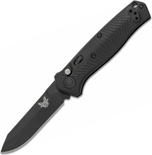 Benchmade Mediator αυτόματο τακτικό πτυσσόμενο μαχαίρι, ολόμαυρο, 8,4 cm, G10