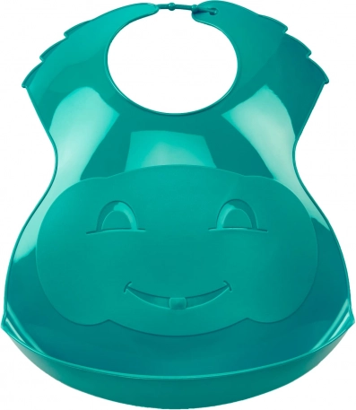 Πλαστικός σαλιάρας Deep Peacock