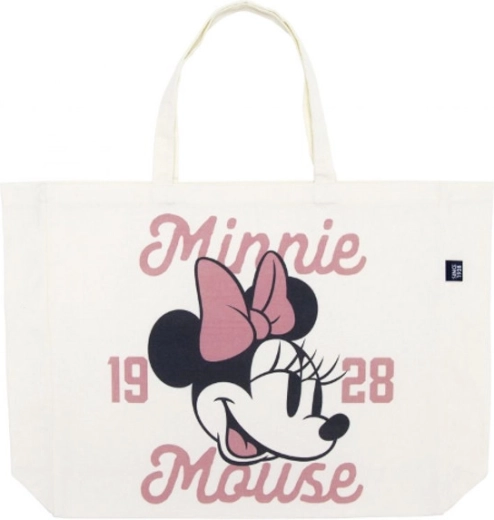 Βαμβακερή τσάντα αγορών Minnie Mouse 46 × 40,5 × 10 cm