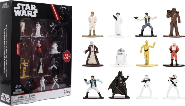 Star Wars Nano Metalfigs σειρά 1 - 12 τεμάχια