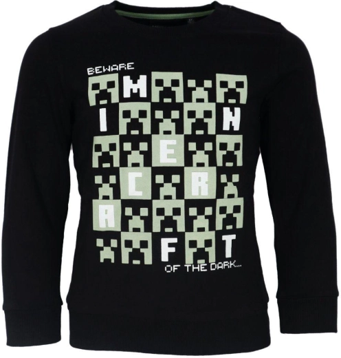 Μαύρο φούτερ Minecraft
