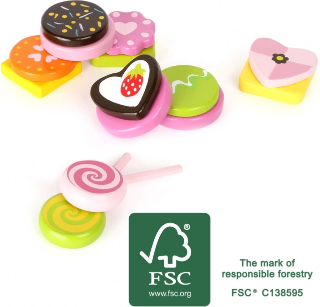 Ξύλινα γλυκά small foot από ξύλο FSC
