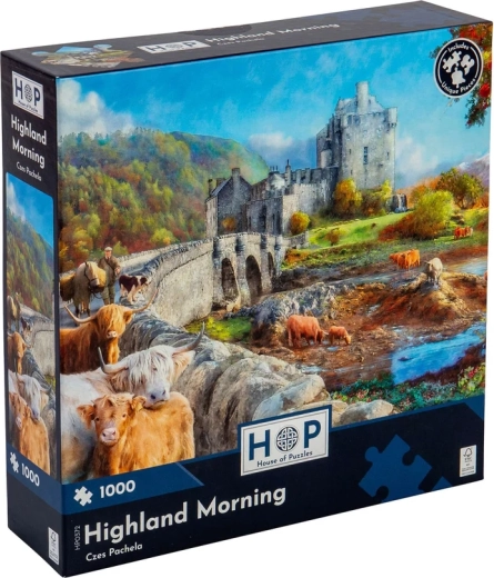 House of Puzzles Πρωινό στα Σκωτσέζικα Χάιλαντς παζλ 1000 κομματιών