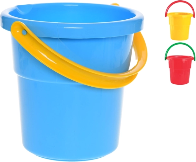Πλαστικό κουβαδάκι για παιδιά 18 cm – 3 χρώματα