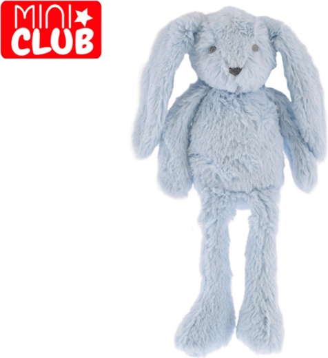 Λούτρινο λαγουδάκι Mini Club μπλε με μακριά πόδια 37 cm